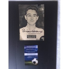 Signed picture of Brian Clough the Middlesbrough footballer. SORRY SOLD